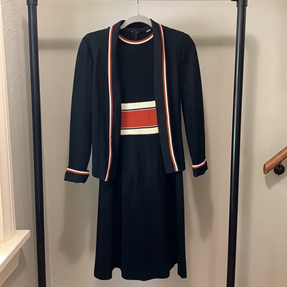 Vintage Sweater Dress Set
